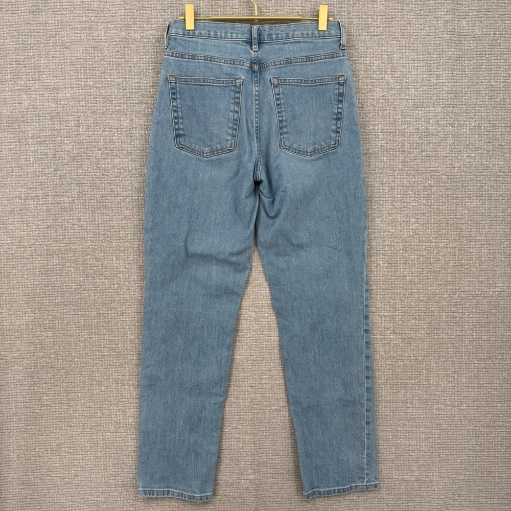 Everlane High Waist Straight Leg Jeans Light Wash Denim Women Size 28 - Picture 2 of 10